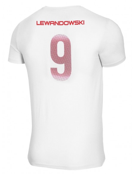 Koszulka kibicowska męska LEWANDOWSKI4F R4L21 TSM950 biały