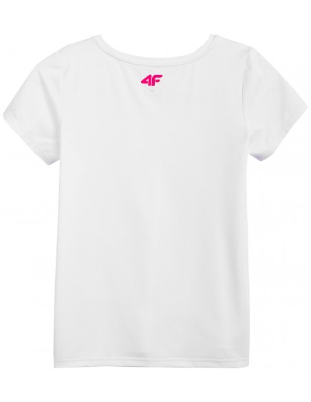 Koszulka dziewczęca 4F HJL21 JTSD015 10S
