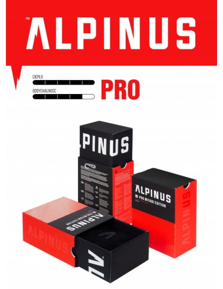 Bielizna termoaktywna męska ALPINUS PRO GT43239 czarna