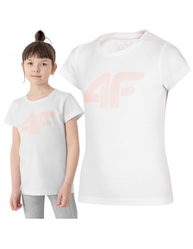 Koszulka dziewczęca 4F HJL22 JTSD005 10S
