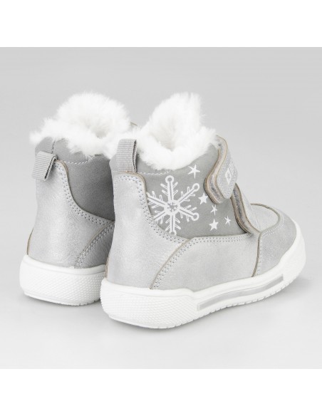 Buty zimowe dziecięce BIG STAR KK374190 SREBRNY