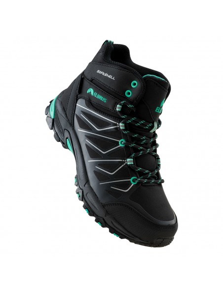 Buty trekkingowe damskie ELBRUS MABBY black/biscay green