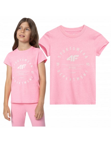 Tshirt dziecięcy koszulka bawełniana 4F 4FJSS23TTSHF280 56S