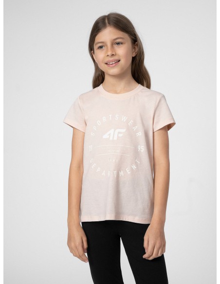Tshirt dziecięcy koszulka bawełniana 4F 4FJSS23TTSHF280 83S