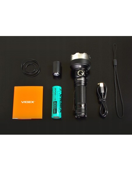 Latarka LED VLF-A505C VIDEX wodoodporna akumulatorowa USB-C 20W 5500lm IP68