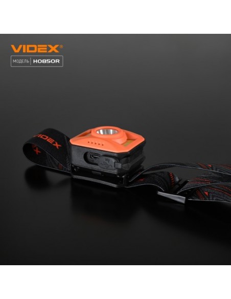 LATARKA czołowa VLF-H085 VIDEX wodoodporna czołówka USB-C COB CREE IP65