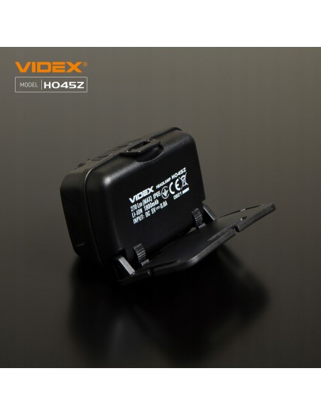 LATARKA czołowa VLF-H045Z VIDEX wodoodporna czołówka USB ZOOM IP65 270 Lm