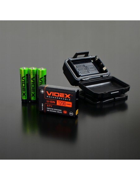 LATARKA czołowa VLF-H075C VIDEX wodoodporna czołówka USB COB+CREE 550Lm