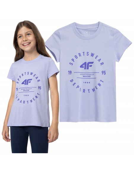 Tshirt dziecięcy koszulka bawełniana 4F 4FJSS23TTSHF280 52S
