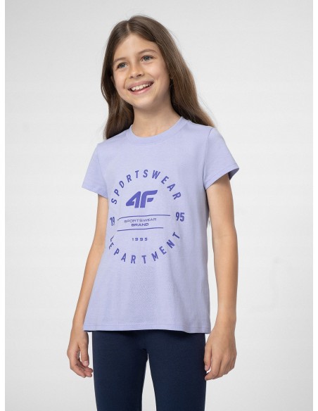 Tshirt dziecięcy koszulka bawełniana 4F 4FJSS23TTSHF280 52S