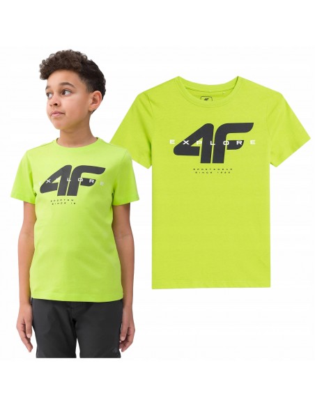 Koszulka dziecięca 4F 4FJSS23TTSHM290 45N