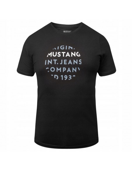 Koszulka męska bawełniana MUSTANG 4228-2100-400 czarny