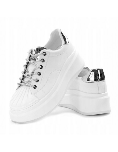 Buty damskie sportowe sneakersy skórzane GOE NN2N4033