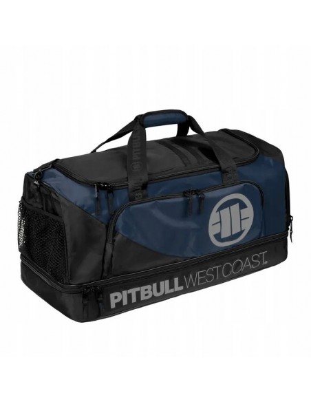 Torba sportowa podróżna bagaż PIT BULL BIG DUFFLE LOGO 2 TNT czarna/granat