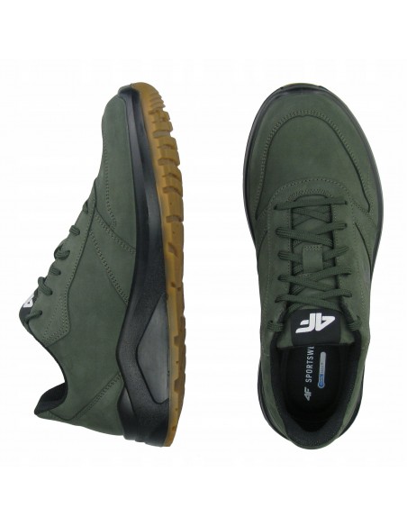 Buty męskie sportowe skórzane 4F H4L22 OBML250 43S khaki