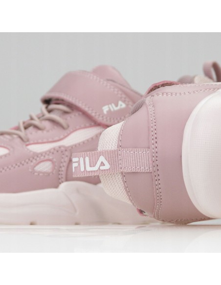 Buty dziecięce sportowe  FILA VENTOSA velcro kids mauve chalk