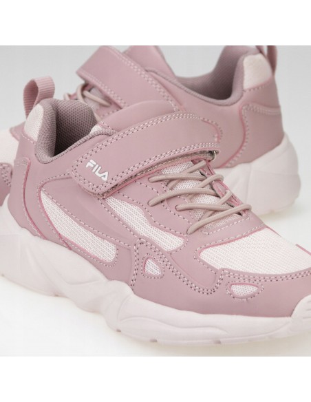 Buty dziecięce sportowe  FILA VENTOSA velcro kids mauve chalk