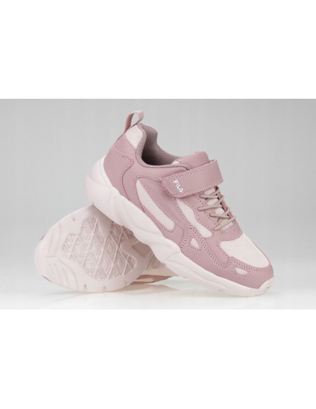 Buty dziecięce sportowe  FILA VENTOSA velcro kids mauve chalk