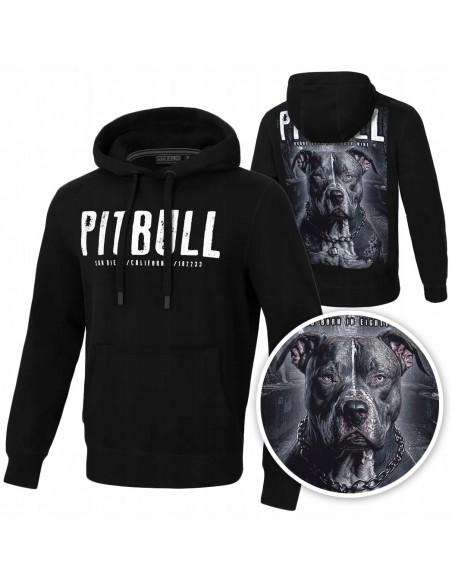 Bluza męska z kapturem PIT BULL STREET KING