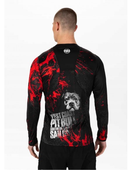 Longsleeve męski PIT BULL MESH blood dog 2 black