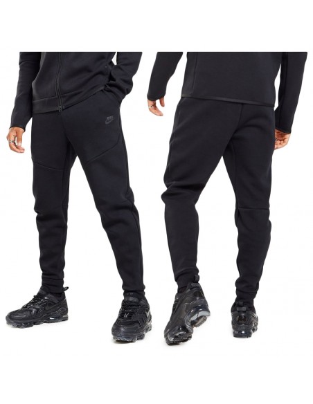 Spodnie męskie dresowe termoaktywne NIKE TECH FLEECE CU4495-010 czarne