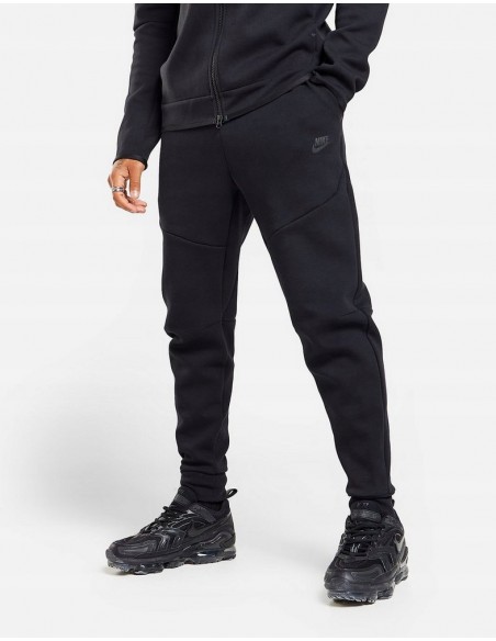 Spodnie męskie dresowe termoaktywne NIKE TECH FLEECE CU4495-010 czarne