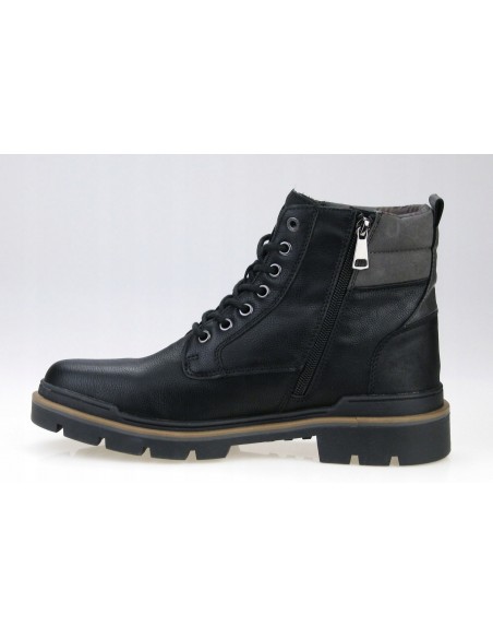 Buty męskie trzewiki wysokie WRANGLER NEVADA black