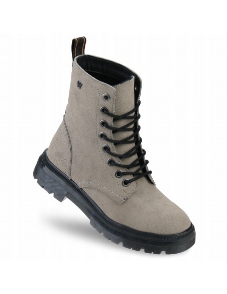 Buty damskie zimowe botki trapery WRANGLER DAKOTA gray