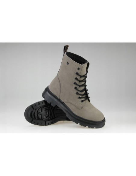 Buty damskie zimowe botki trapery WRANGLER DAKOTA gray