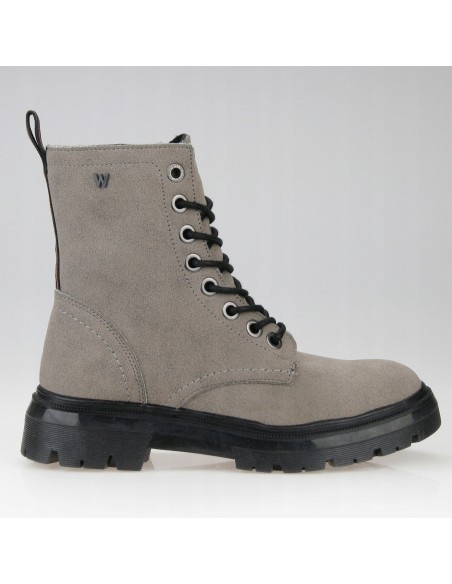 Buty damskie zimowe botki trapery WRANGLER DAKOTA gray