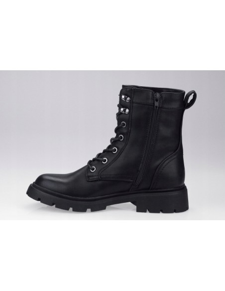 Buty damskie zimowe botki trapery WRANGLER LOUISA triple black