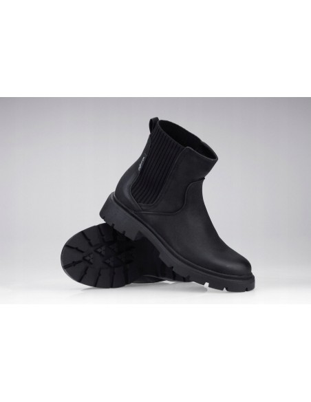 Buty damskie botki sztyblety WRANGLER JOSIE high triple black