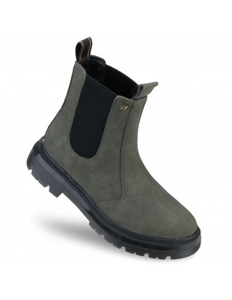 Buty damskie botki sztyblety WRANGLER HADLEY olive