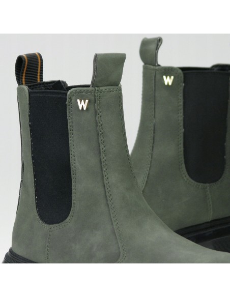 Buty damskie botki sztyblety WRANGLER HADLEY olive