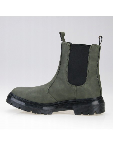 Buty damskie botki sztyblety WRANGLER HADLEY olive