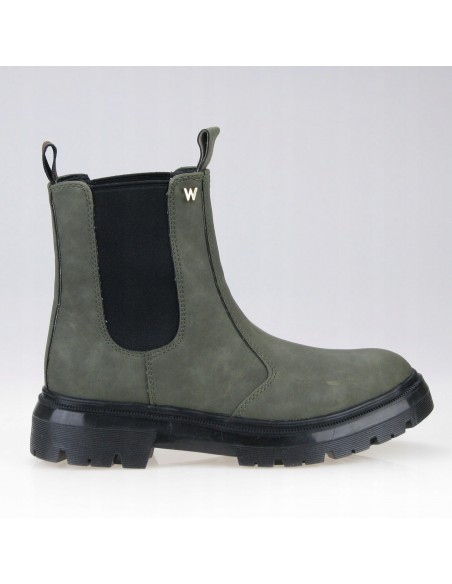 Buty damskie botki sztyblety WRANGLER HADLEY olive