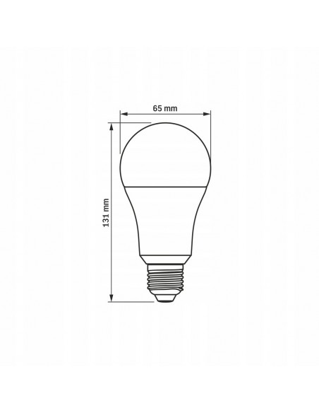 ŻARÓWKA LED 15W energooszczędna 1520Lm VIDEX A65 3000K ciepły biały E27