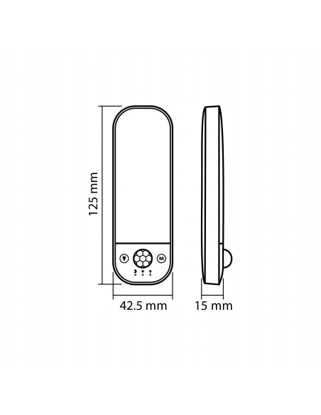 Latarka lampka akumulatorowa LED VIDEX VL-NL014W-S 50Lm