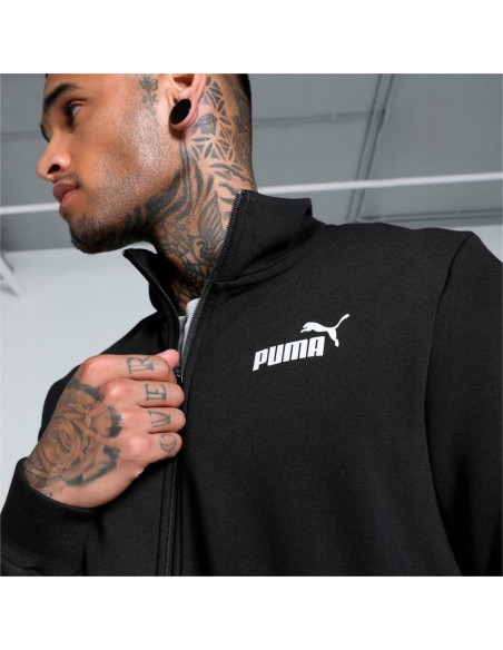 Dres męski komplet treningowy bawełniany PUMA CLEAN SWEAT 585840 01