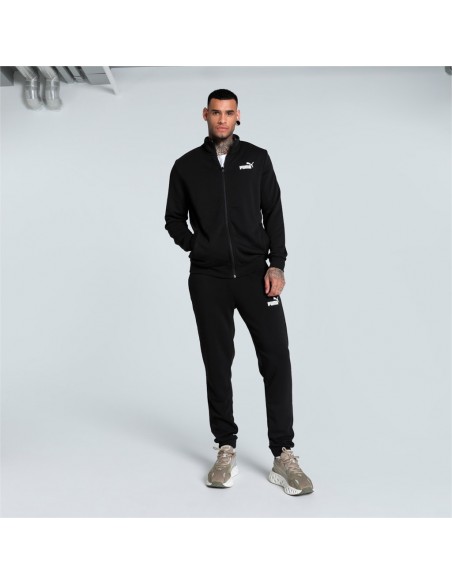 Dres męski komplet treningowy bawełniany PUMA CLEAN SWEAT 585840 01