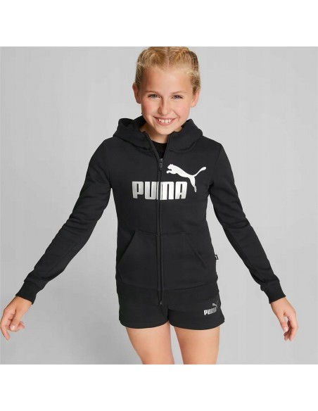 Bluza dziecięca bawełniana PUMA ESS+ LOGO 672113 01