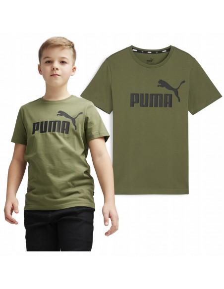 Koszulka dziecięca bawełniana PUMA LOGO 586960 76