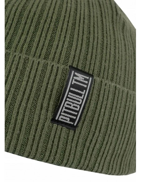 Czapka zimowa PIT BULL BEANIE SILVAS TM olive