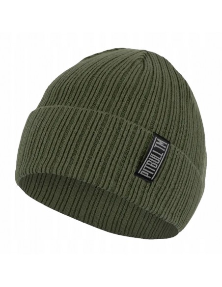 Czapka zimowa PIT BULL BEANIE SILVAS TM olive