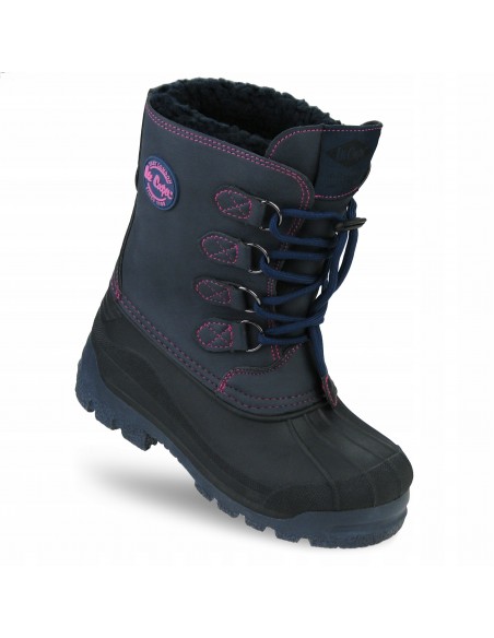 Buty dziecięce zimowe śniegowce LEE COOPER LCJ-24-44-2843K