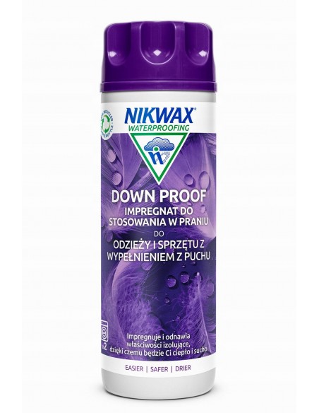 NIKWAX zestaw DOWN WASH/DOWN PROOF pranie i impregnacja puchu 2x300ml