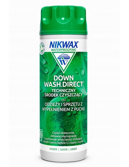 NIKWAX zestaw DOWN WASH/DOWN PROOF pranie i impregnacja puchu 2x300ml