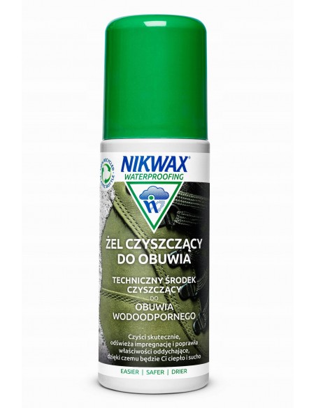 NIKWAX zestaw FOOTWEAR GEL/NUBUCK SUEDE impregnacja i czyszczenia obuwia z nubuku i zamszu 2x125ml