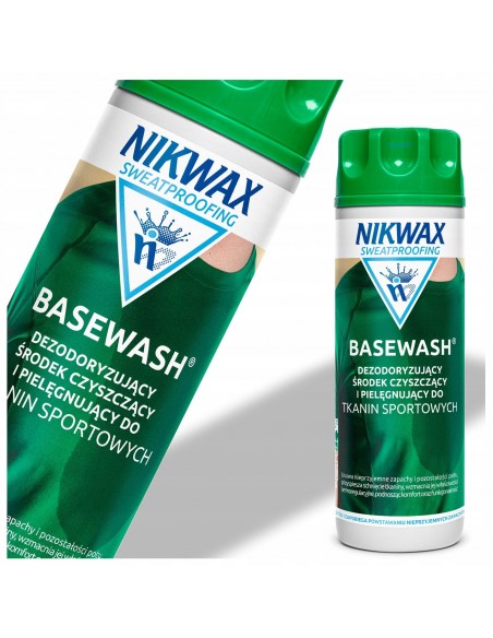 NIKWAX BASE WASH 300ml płyn do prania odzieży termicznej i sportowej