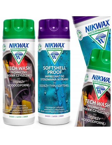 NIKWAX zestaw TECH WASH/SOFTSHELL...